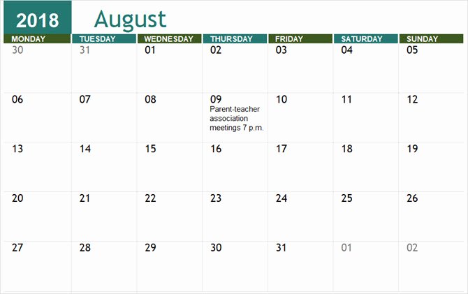 Ms Office Schedule Template Unique the Best Free Microsoft Fice Calendar Templates for