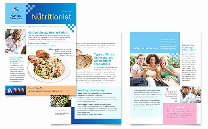 Ms Publisher Newsletter Template Beautiful Dietitian Newsletter Template Word &amp; Publisher