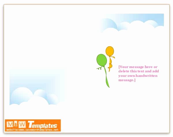 Ms Word Birthday Card Template Unique Ms Word Templates Birthday Invitations