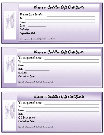 Ms Word Gift Certificate Template Beautiful Free Gift Certificate Templates – Microsoft Word Templates