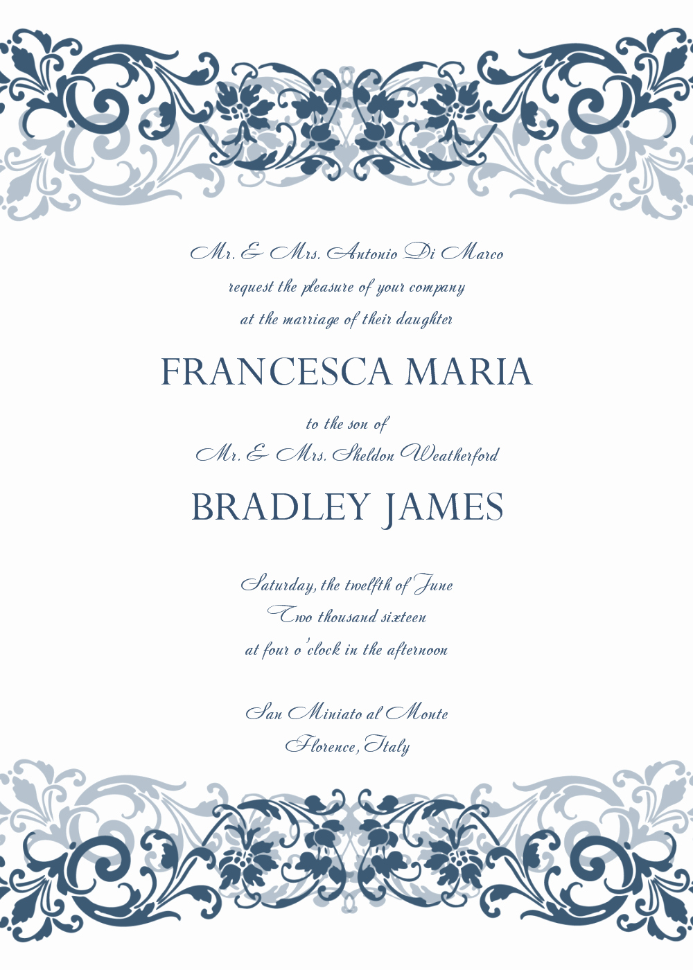 Ms Word Invitation Template Awesome 8 Free Wedding Invitation Templates Excel Pdf formats