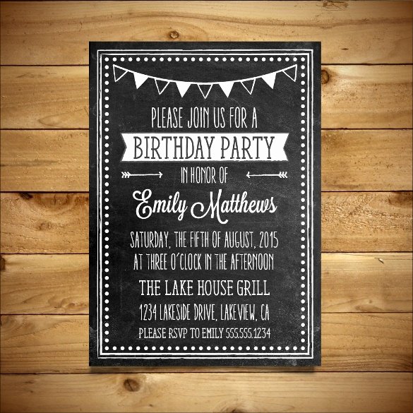 Ms Word Invitation Template Beautiful 18 Ms Word format Birthday Templates Free Download