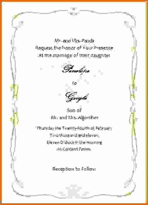 Ms Word Invitation Template Elegant Microsoft Word Wedding Invitation Templatesreference