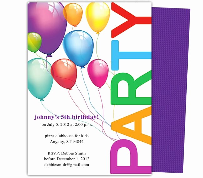 Ms Word Invitation Template Lovely 5 Birthday Invitation Templates Word Excel Pdf Templates
