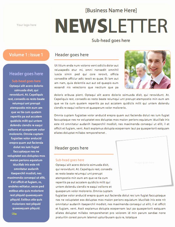 Ms Word Newsletter Template Free Beautiful Awesome Word Newsletter Template