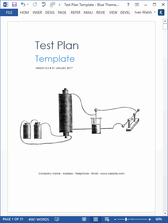 Ms Word Test Template Awesome software Testing Templates – 50 Word &amp; 27 Excel