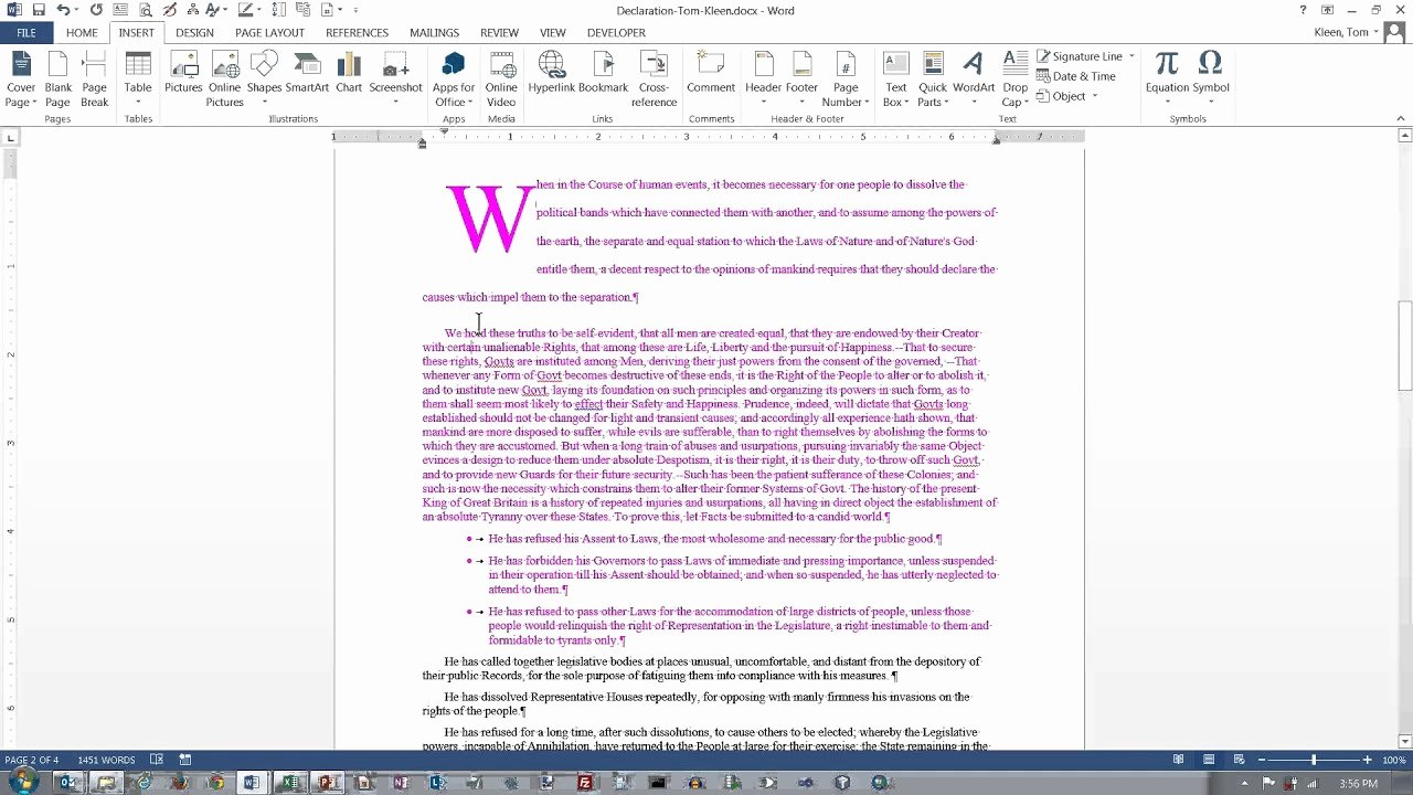 Ms Word Test Template Awesome Word 2013 Practice Test