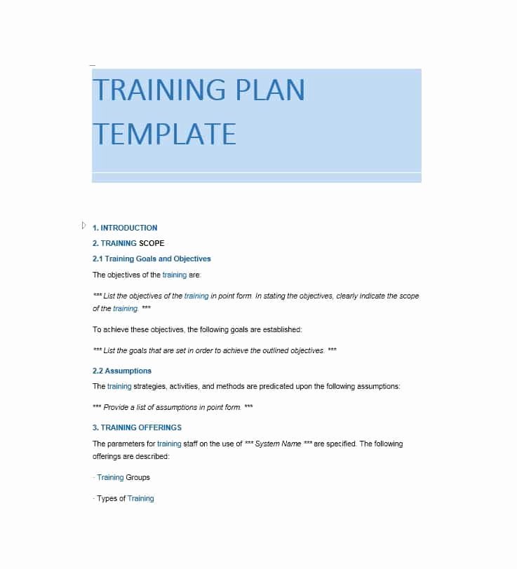 Ms Word Training Manual Template Elegant Training Manual 40 Free Templates &amp; Examples In Ms Word