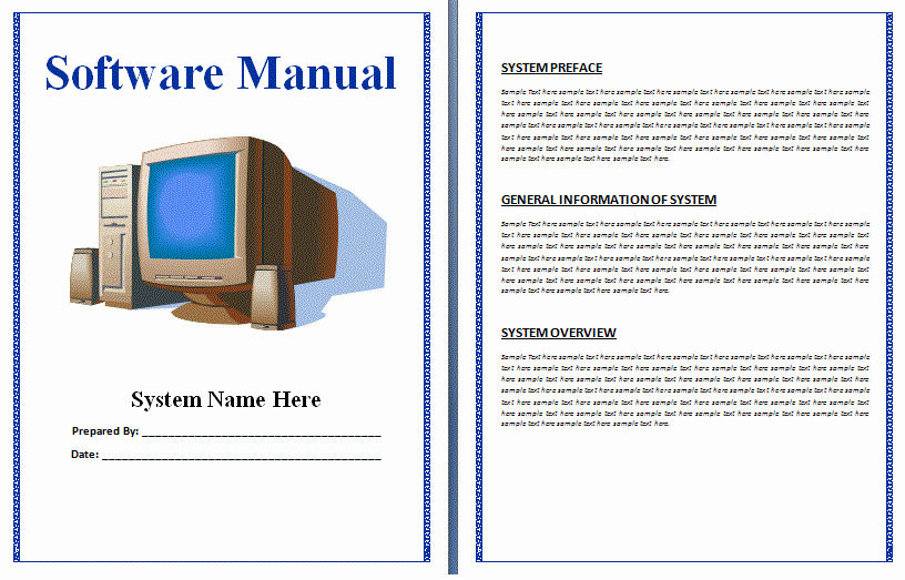 Ms Word Training Manual Template Unique 8 User Manual Templates Word Excel Pdf formats