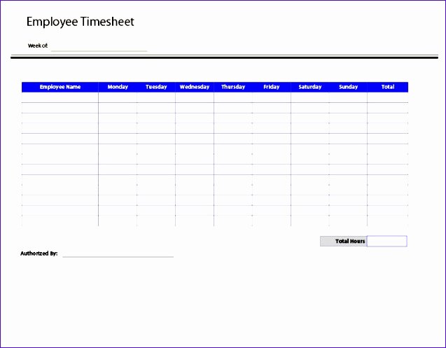 Multiple Employee Timesheet Template New 10 Excel Timesheet Template for Multiple Employees