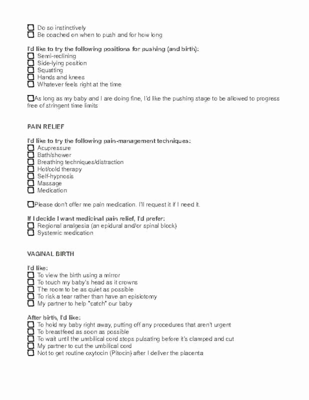Natural Birth Plan Template Awesome Home Birth Plan This is What It Looks Like Did Your Birth