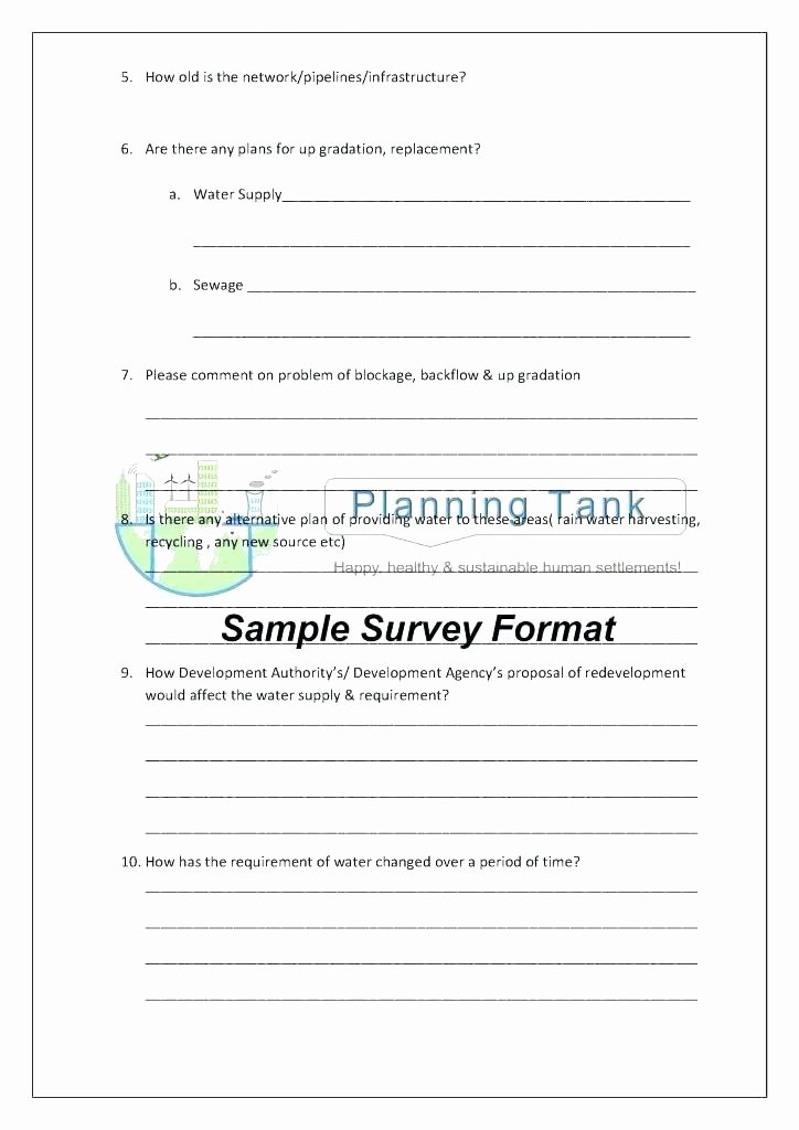 Network Site Survey Template Fresh Beaufiful Survey form Template Survey