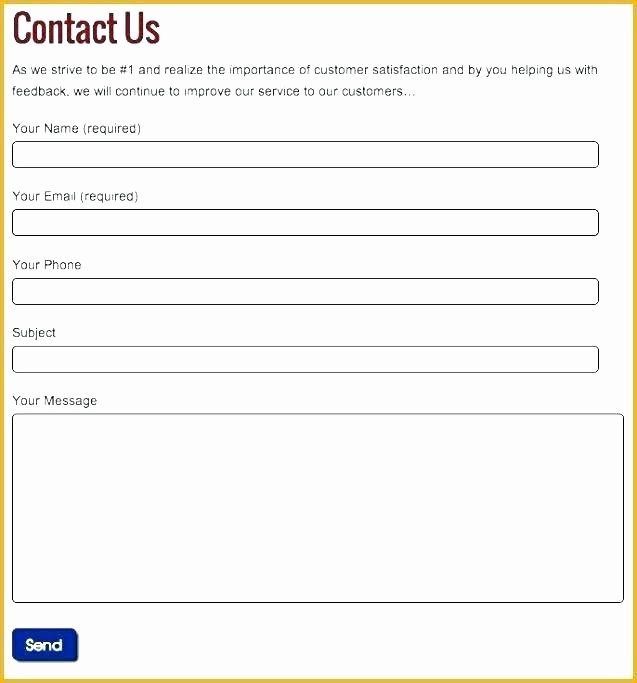 New Customer form Template Word Lovely Customer Contact Information form – Puebladigital