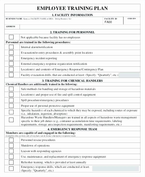 New Hire Checklist Template Excel Beautiful Staff Contingency Plan Template New Employee Training