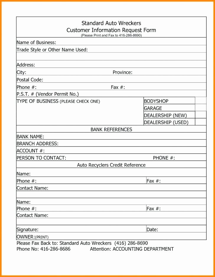 New Vendor form Template Excel Unique Vendor Information form Template Excel Customer