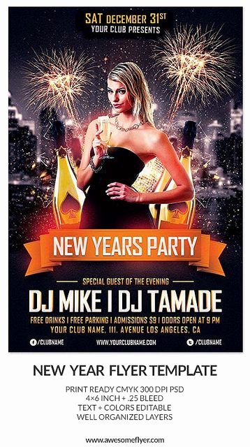 New Year Flyers Template Elegant 108 Best Images About Awesome Flyer Templates On Pinterest