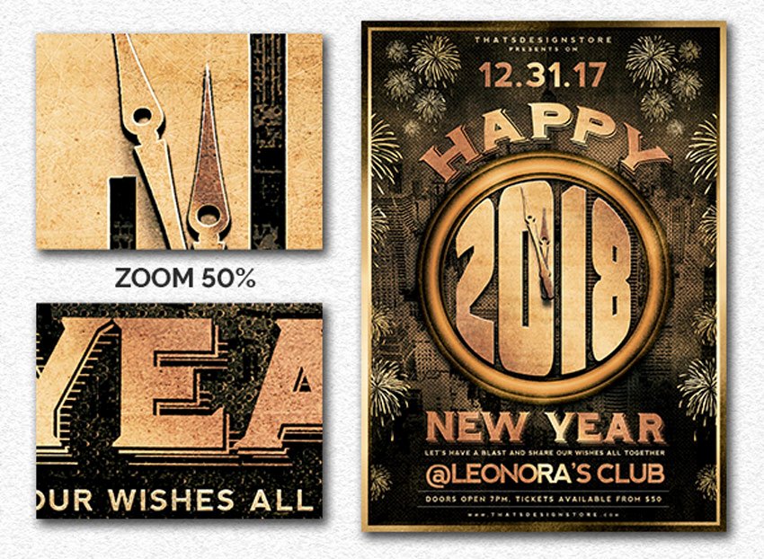 New Year Flyers Template Lovely 30 Best New Year S Eve Flyers and Invitations
