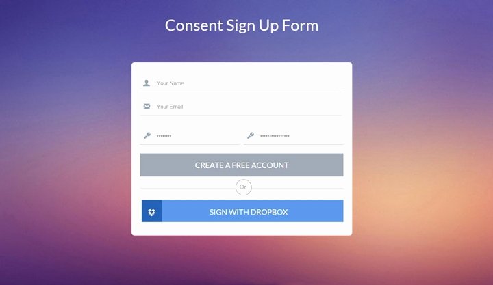 Newsletter Signup form Template Beautiful 18 Sign Up form Templates Register Profile Newsletter