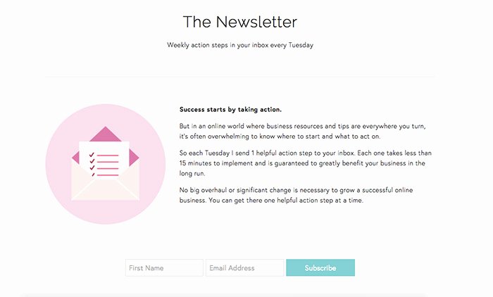 Newsletter Signup form Template Fresh Newsletter Signup forms that Rock – Inspirations