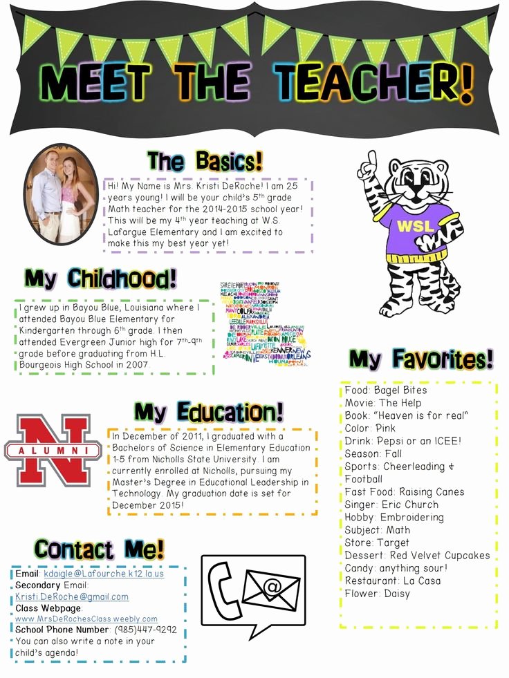 Newsletter Template for Teachers Best Of 1335 Best Images About Beginning Ending &amp; Open House