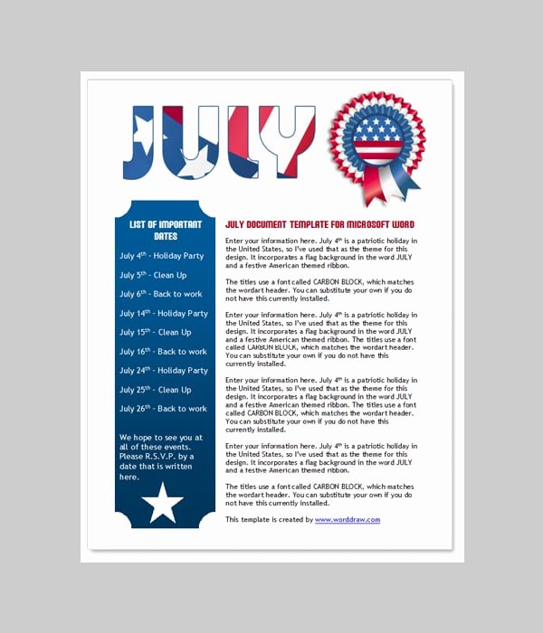 Newsletter Template for Word New 6 Free Newsletter Word Templates Excel Pdf formats