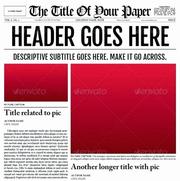 Newspaper Template Indesign Free Luxury Free Editable Newspaper Template Indesign Cs4