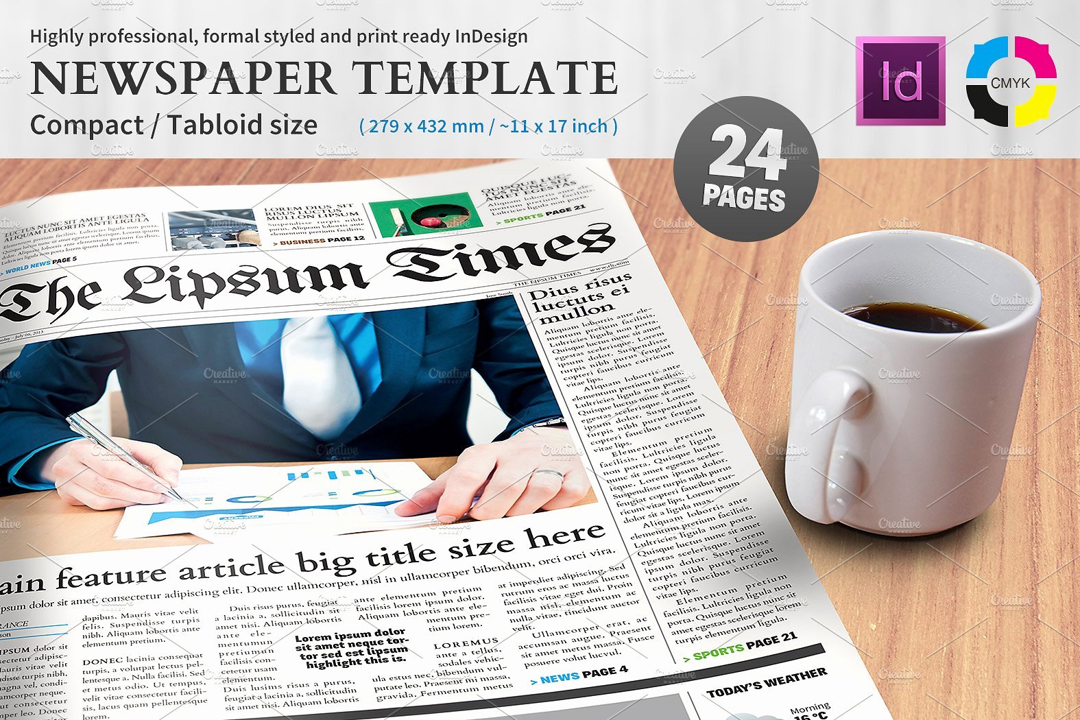 Newspaper Template Indesign Free New Newspaper Template Pact Tabloid Magazine Templates