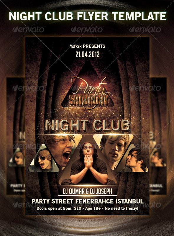 Night Club Flyer Template Awesome 31 Fabulous Night Club Flyer Templates &amp; Psd Designs