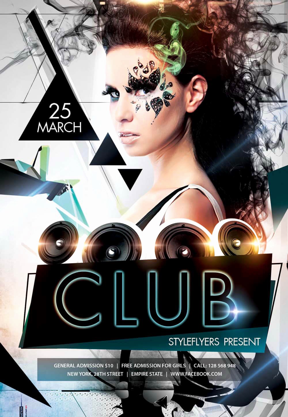 Night Club Flyer Template Awesome New Party Season Free Psd Flyer Templates Graphicsfuel
