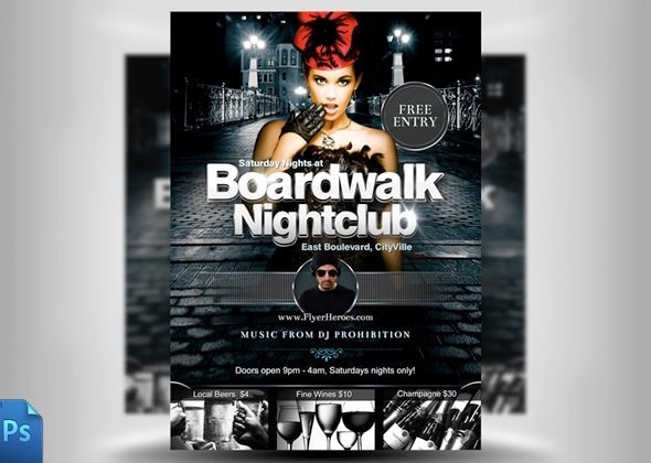 Night Club Flyer Template Beautiful Club Flyer Background Templates