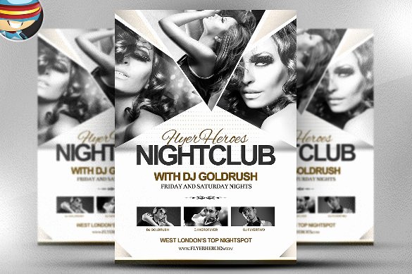 Night Club Flyer Template Inspirational 62 Elegant Flyer Templates Psd Word Eps Vector format