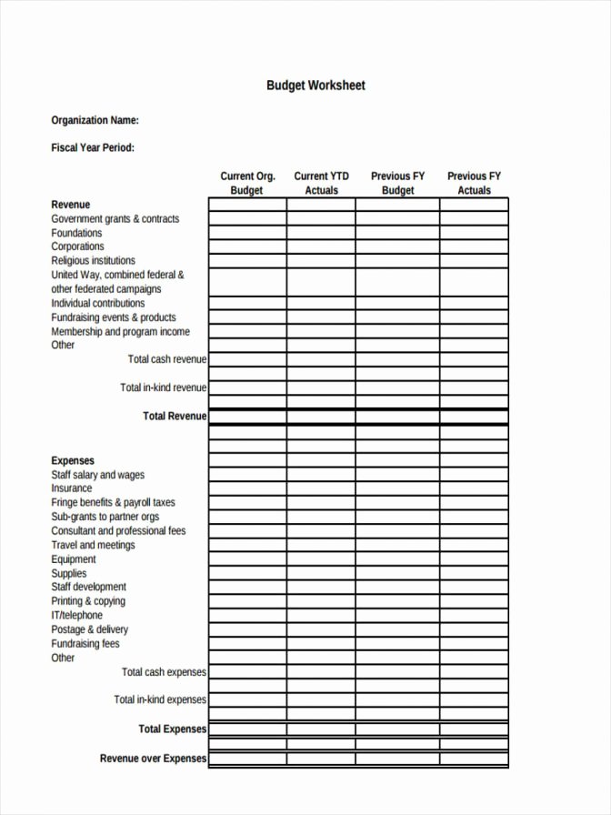 Non Profit Budget Template Excel Awesome Non Profit Excel Templates thedl event Bud Worksheet
