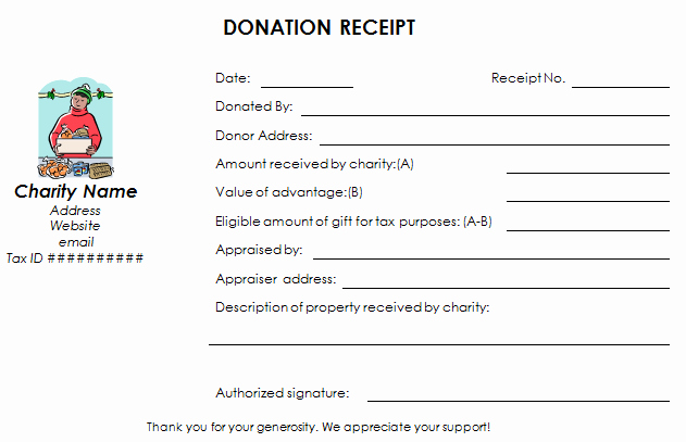 Non Profit Receipt Template Luxury Download Nonprofit Donation Receipt Template