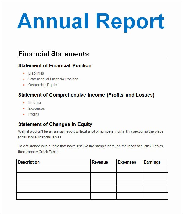 Nonprofit Annual Report Template Free Lovely Annual Report Template 9 Download Documents In Pdf