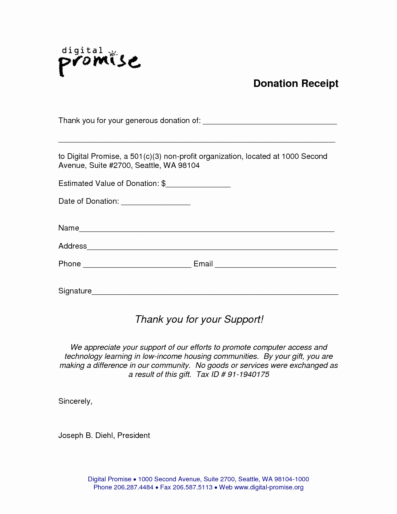 Nonprofit Donation Receipt Template Beautiful Non Profit Donation Receipt Template