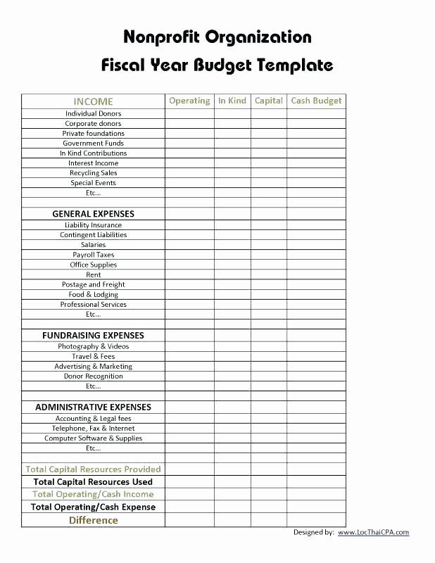 Nonprofit Operating Budget Template Inspirational Download by Tablet Desktop original Size Back to Non