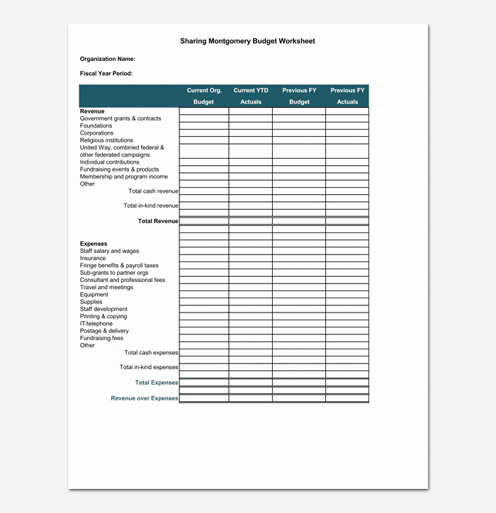 Nonprofit Program Budget Template Awesome Non Profit Excel Templates Non Profit Bud Templates Pdf