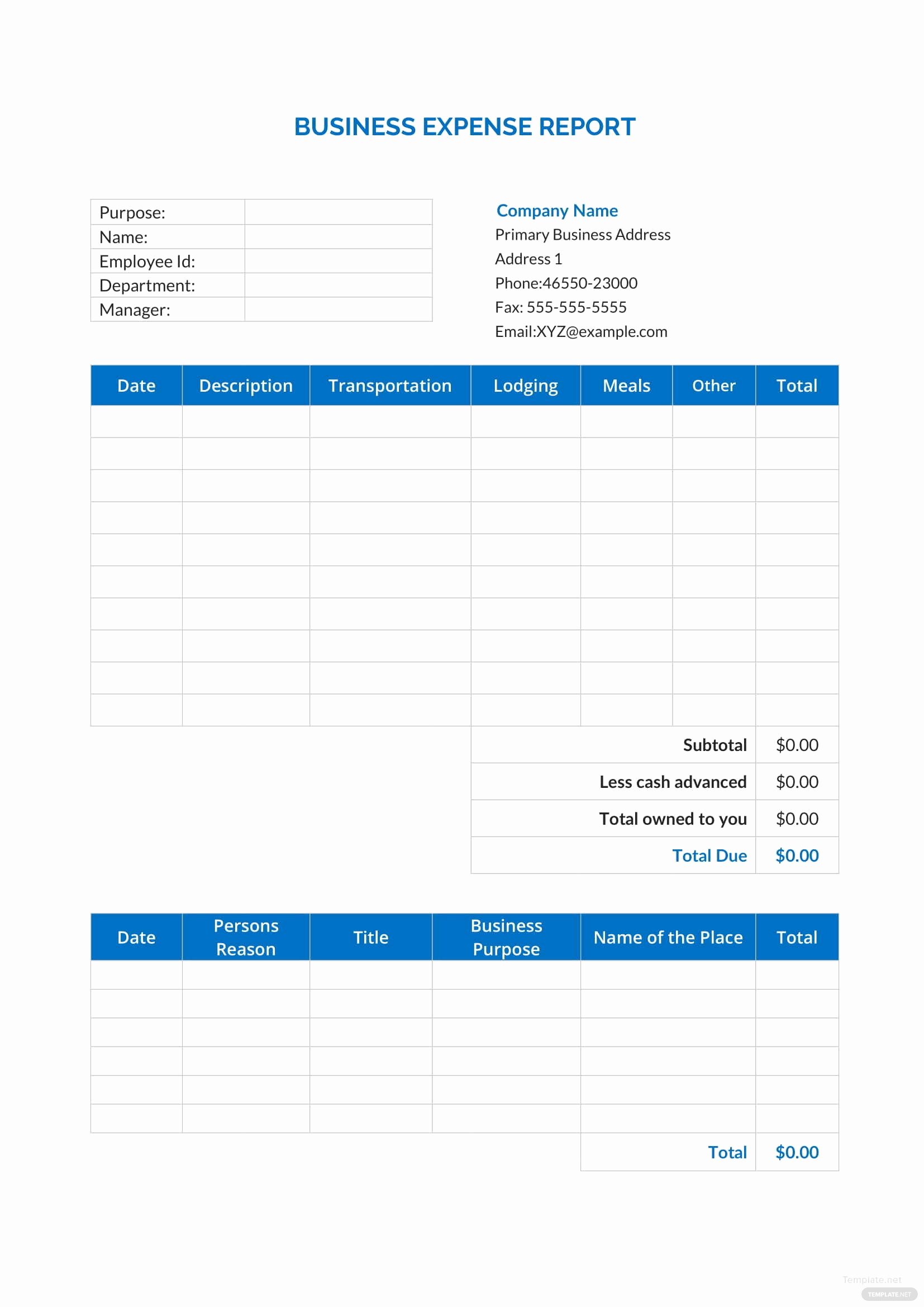 Numbers Expense Report Template Unique Business Expense Report Template In Microsoft Word Excel
