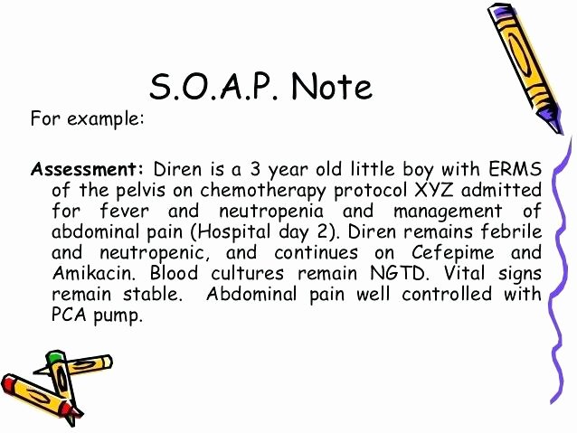 Nursing soap Note Template Best Of Nursing soap Note Example Progress Notes format