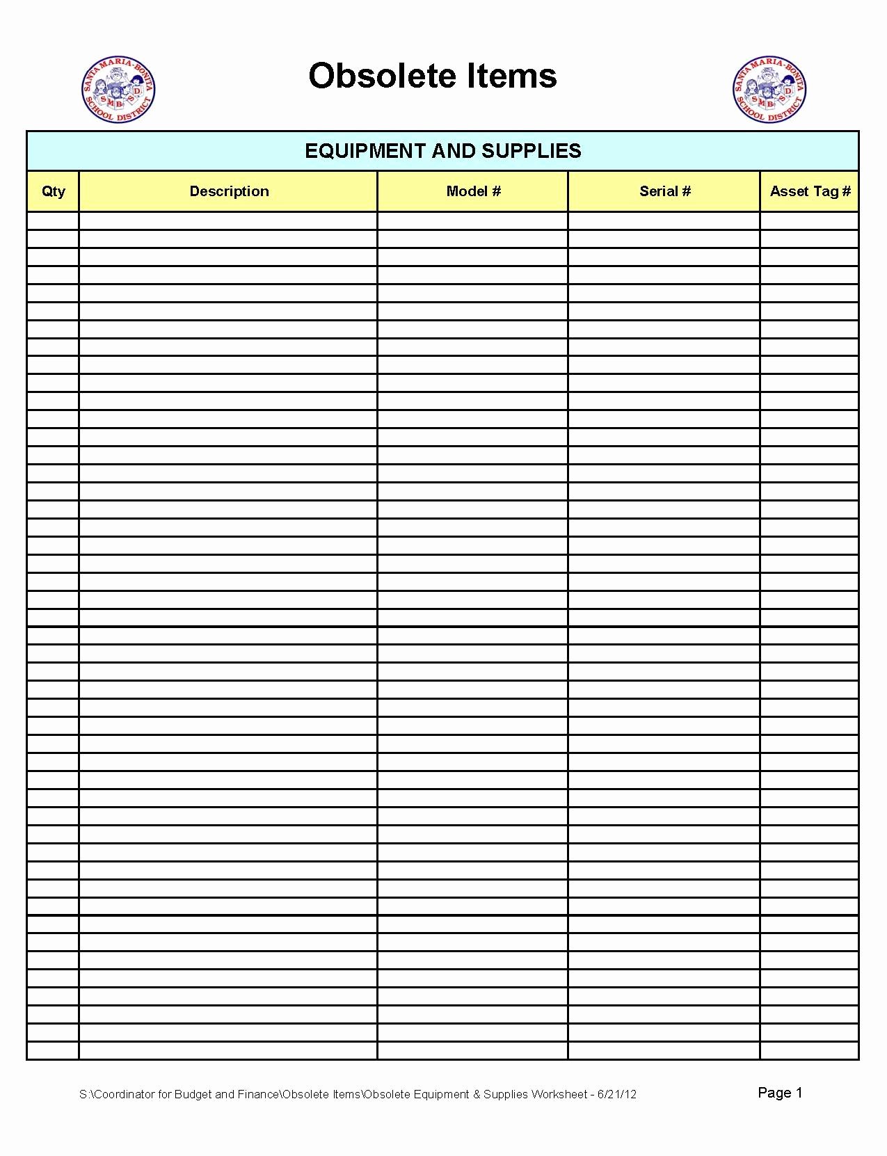 Office Supply List Template Luxury Medical Supply Inventory List Template