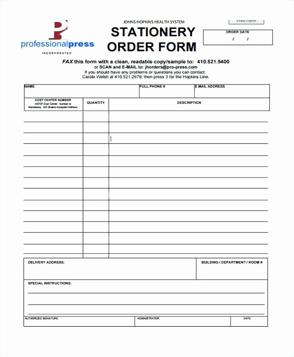 Office Supply order form Template Unique Office Supply Request Template – Grnwav