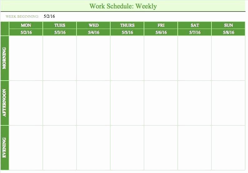 On Call Calendar Template Awesome Call Schedule Template Work Roster Template Excel