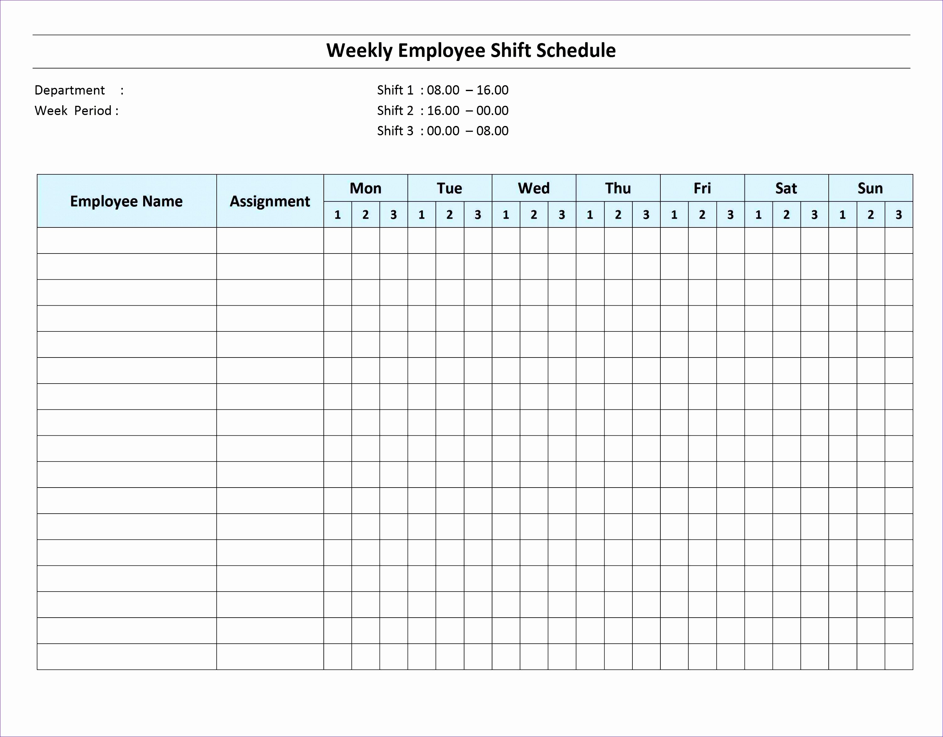 On Call Schedule Template Shooters Journal