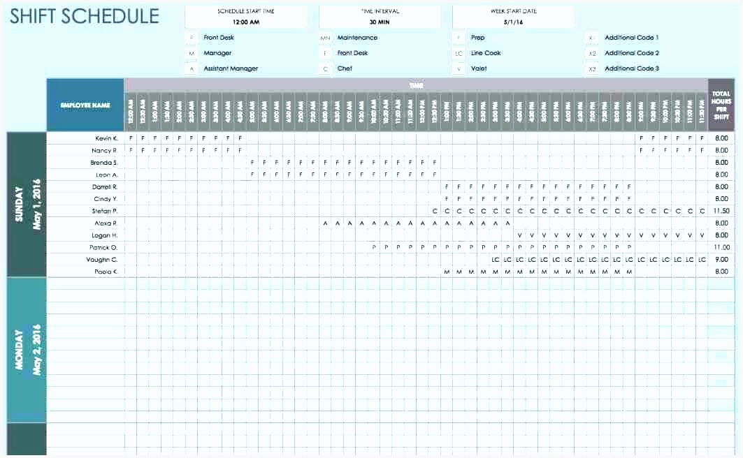 On Call Schedule Template Excel Fresh 9 Weekly Schedule Template Excel