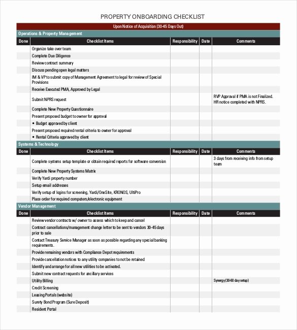 Onboarding Checklist Template Word Awesome Boarding Checklist Template 17 Free Word Excel Pdf
