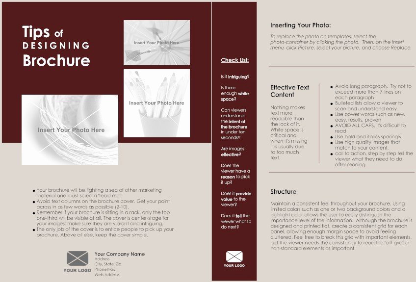 One Page Brochure Template Elegant 18 1 Page Brochure Templates E Page Brochure