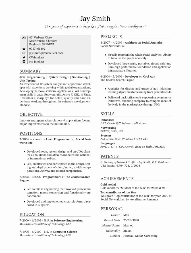 One Page Resume Template Word Beautiful E Page Resume Rule Best Resume Collection