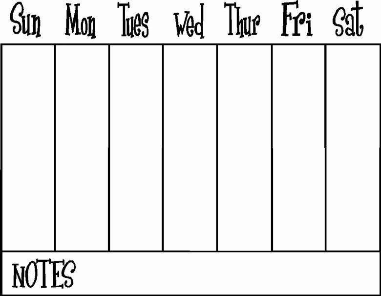One Week Schedule Template Fresh E Week Calendar Free Calendar Template