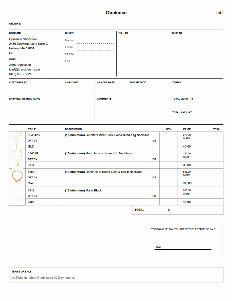 Online order form Template Beautiful Collecting orders Using Line Sheets and order forms