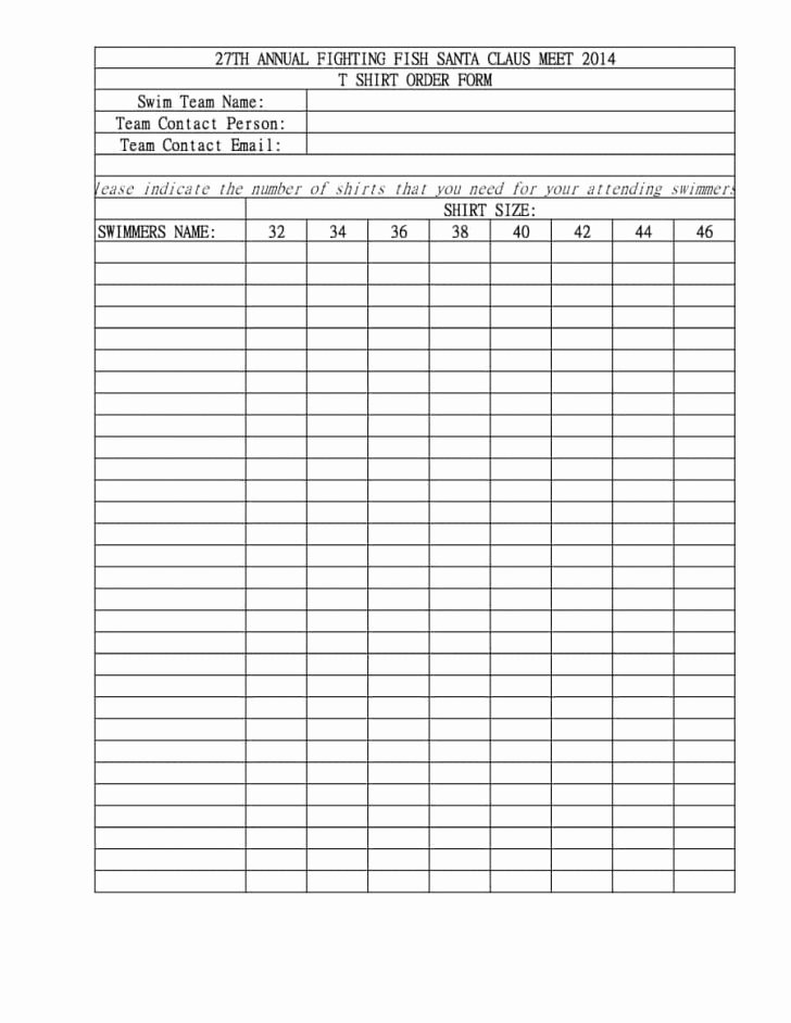 Online order form Template Beautiful form order form